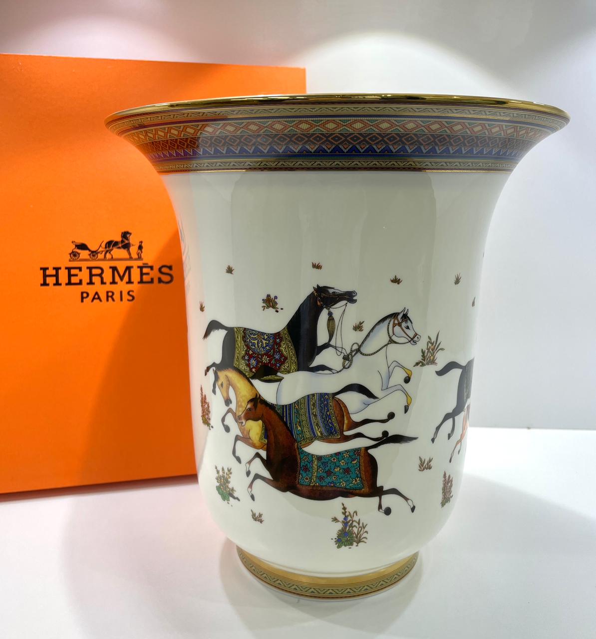 Cheval orient vase, very large model from Hermes